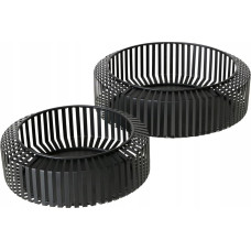Boltze Metalowe miski ozdobne VIKI, 2 szt. Ø 24-30 cm