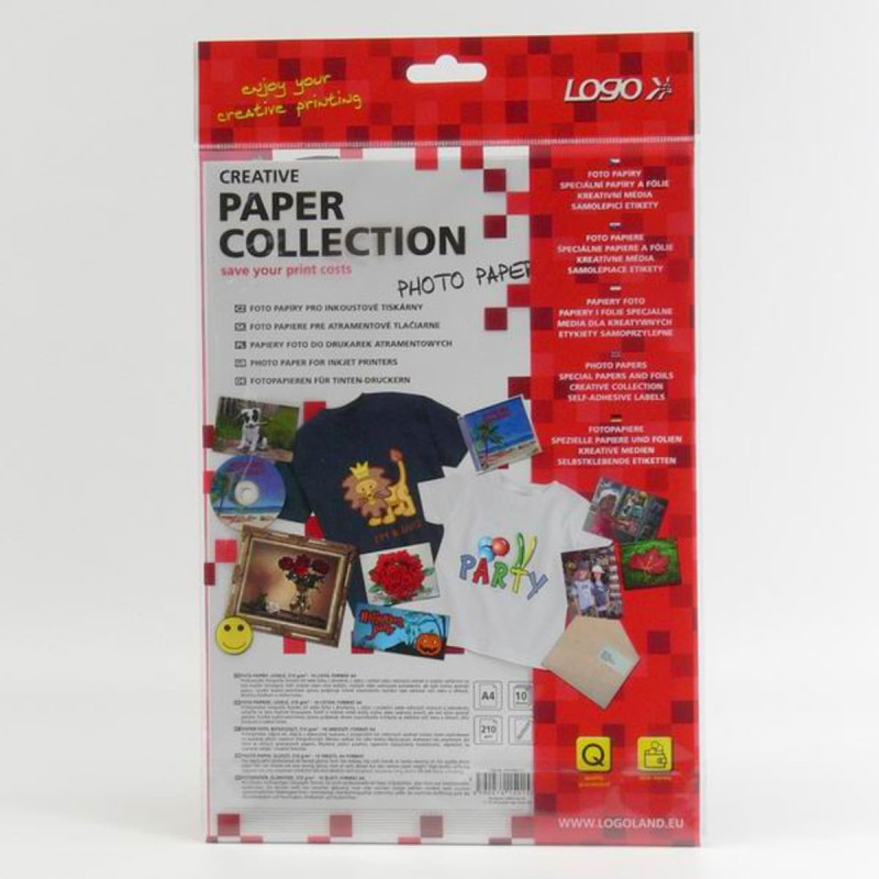Savio Logo foto papier, matowy, bia�y, A4, 200 g/m2, 10 szt., laser