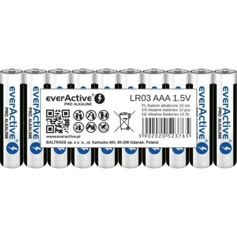 Everactive Battery Pro AAA / R03 1250mAh 10 pcs.