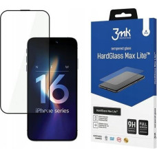 3MK 3MK HardGlass Max Lite iPhone 16 Pro Max 6.9" czarny/black Fullscreen Glass Lite