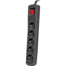 Armac Power strip Armac R5 overvoltage 5 sockets 1.5 m black (R5/CZ/15)