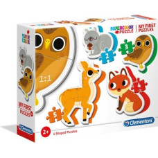 Clementoni My First Puzzles Dėlionė 3 vnt Gyvūnai