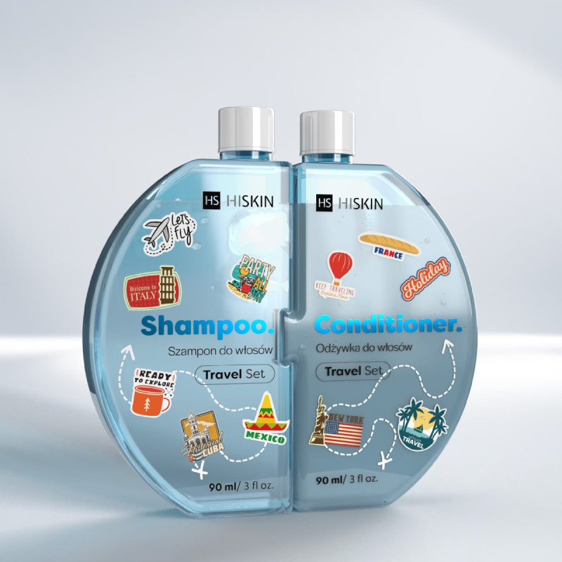 Hiskin Puzzle Hair Szampon do włosów + Odżywka do włosów 2 x 90 ml