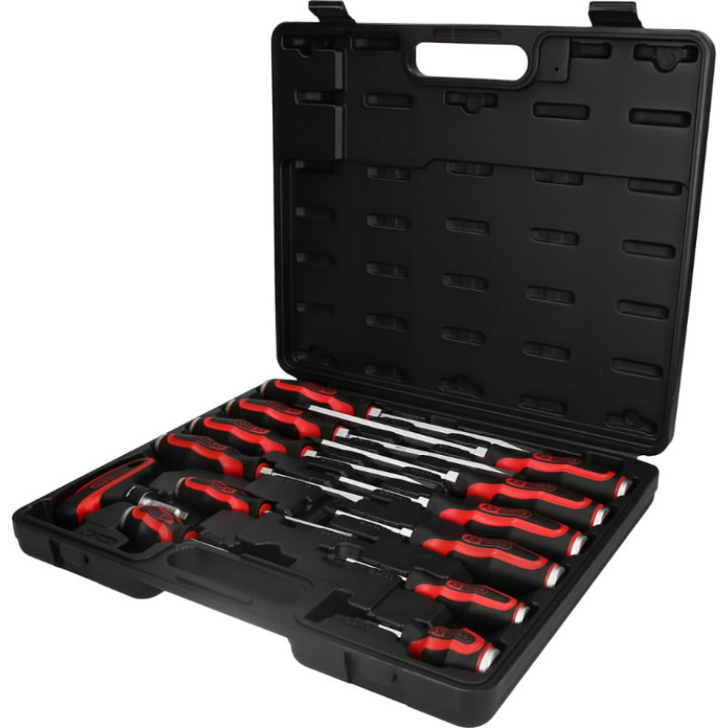 Ks Tools Smūginių atsuktuvų komplektas 13vnt ERGOTORQUE, KS Tools