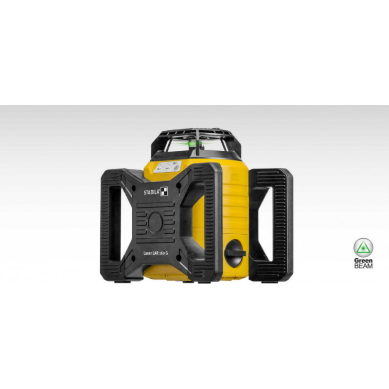 Stabila Lazerinis rotacinis nivelyras LAR160 G + REC 160 RG, GREEN, Stabila