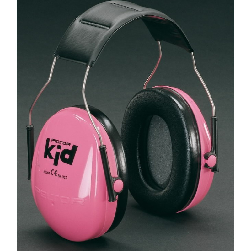 3M Apsauginės ausinės vaikams Peltor Kid  SNR 27dB,  rožinės, 3M