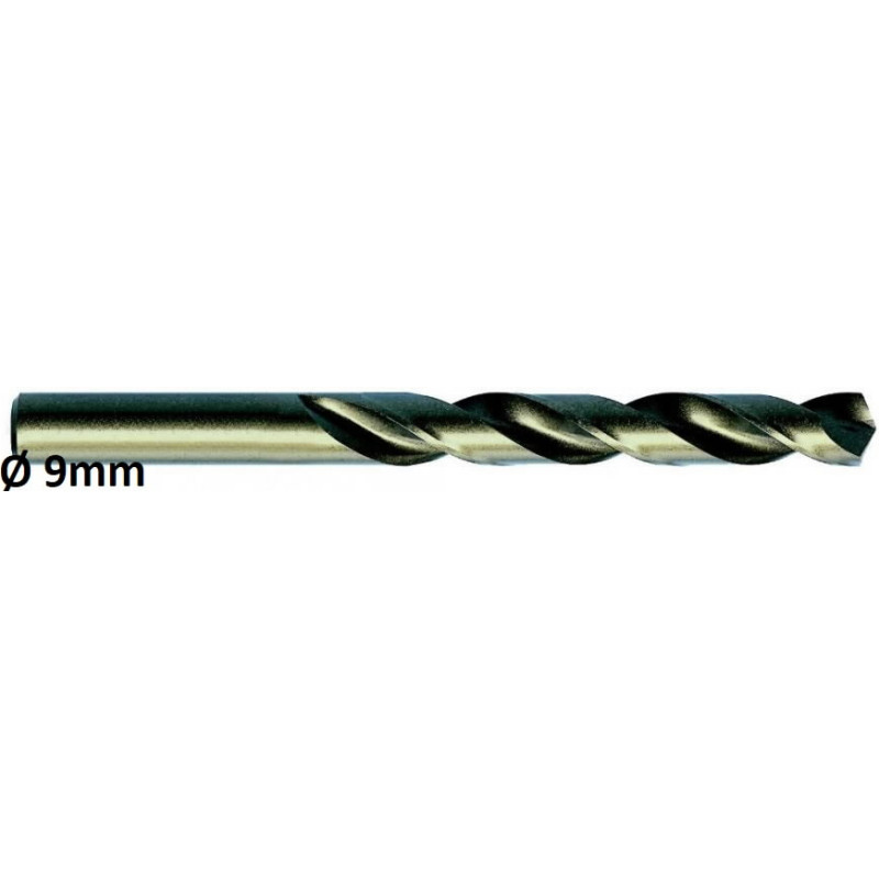 Exact Metalo grąžtas DIN338 HSSE-Co5 Ø9,0mm 10vnt., Exact