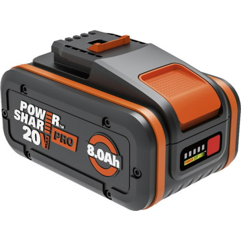 Worx Akumuliatorius 20V Li 8,0Ah, Worx