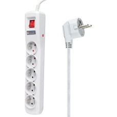 Libox Power strip Libox overvoltage 5 sockets 1.5 m white (LBR-1,5)