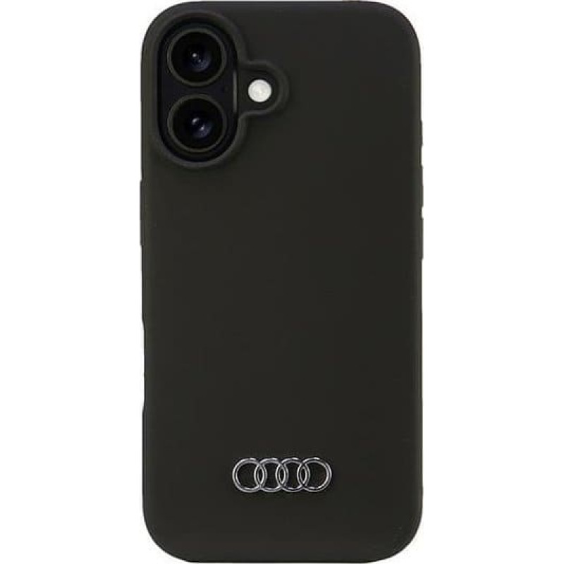Audi Audi Silicone Case iPhone 16 6.1" czarny/black hardcase AU-LSRIP16-Q3/D1-BK
