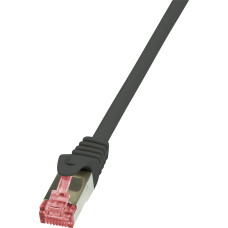 Logilink CAT 6 Patchcord S/FTP PIMF Black 1M (CQ2033S)