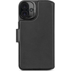 Decoded Leather Detachable Wallet iPhone 16 Plus Black