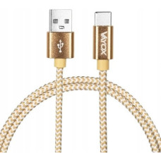Vayox Kabel USB - micro USB gold 2m VA0192 Vayox