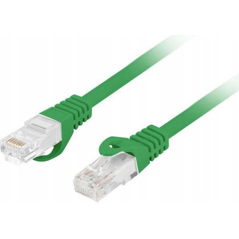 Lanberg PATCHCORD KAT.6 UTP LSZH CU 0.5M ZIELONY FLUKE PASSED LANBERG