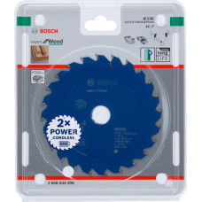 Bosch Professional circular saw blade Expert for Wood, O 136mm, 24Z bore 20mm, for cordless hand-held circular saws