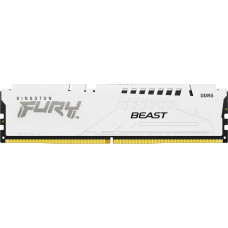 Kingston FURY DDR5 - 32GB - 6400 - CL - 32, Single RAM white, KF564C32BWE-32, FURY Beast, INTEL XMP, AMD EXPO
