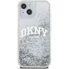 Dkny DKNY Liquid Glitter Big Logo - Etui iPhone 15 / 14 / 13 (biały)