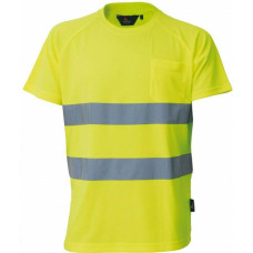 Beta T-SHIRT OSTRZEGAWCZY ŻÓŁTY   M