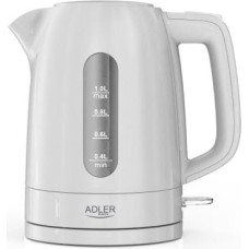Adler Kettle | AD 1380w | Electric | 2200 W | 1 L | Polypropylene | 360&deg; rotational base | White