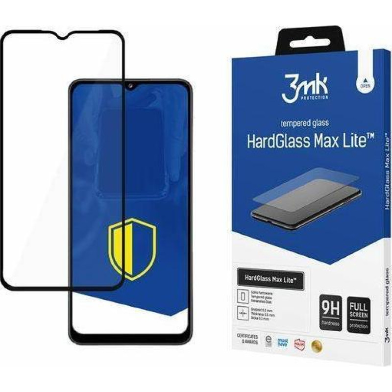 3MK 3MK HG Max Lite Sam A33 5G A336 black/black, FullScreen Glass