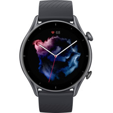 Amazfit GTR 3 Pro 3,68 cm (1.45") AMOLED 46 mm Skaitmeninis 480 x 480 pikseliai Lietimui jautrus ekranas Juoda „Wi-Fi“ GPS (palydovinis)