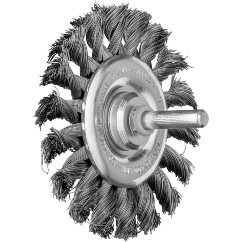 Pferd Diskinis vielinis šepetys knotted RBG Steel 70x06/6mm 0,35mm, Pferd