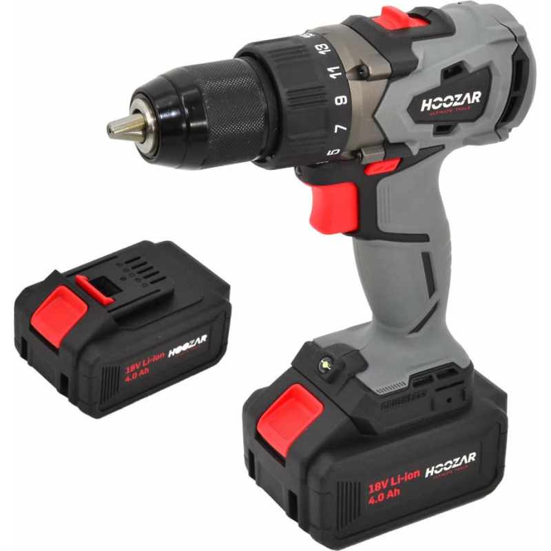 Hoozar WKRĘTARKA 18V 2x4.0Ah 60Nm CD60BL-M2