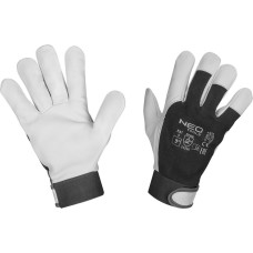 Neo Tools Neo Working gloves (Working gloves, 2122X, goat skin, Velcro, size 9", CE)