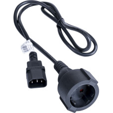 Akyga Power cable Akyga AKYGA Power adapter AK-PC-13A CCA CEE 7/3 / IEC C14 1 m