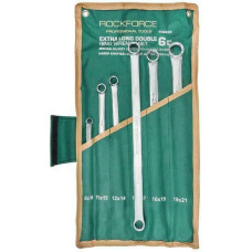 Rockforce KLUCZ OCZKOWY DŁUGI kpl. 6el. (8-21mm) /ETUI