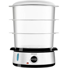Cecotec Electric Steamer Vapovita 3000 INOX stainless steel, 800 Watt, 3 x 3 liters