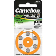 Camelion | A13/DA13/ZL13 | Zinc air cells | 6 pc(s)