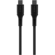 Fixed | Liquid Silicone Cable USB-C/USB-C, 1.2m, 60W | FIXDLS-CC12-BK