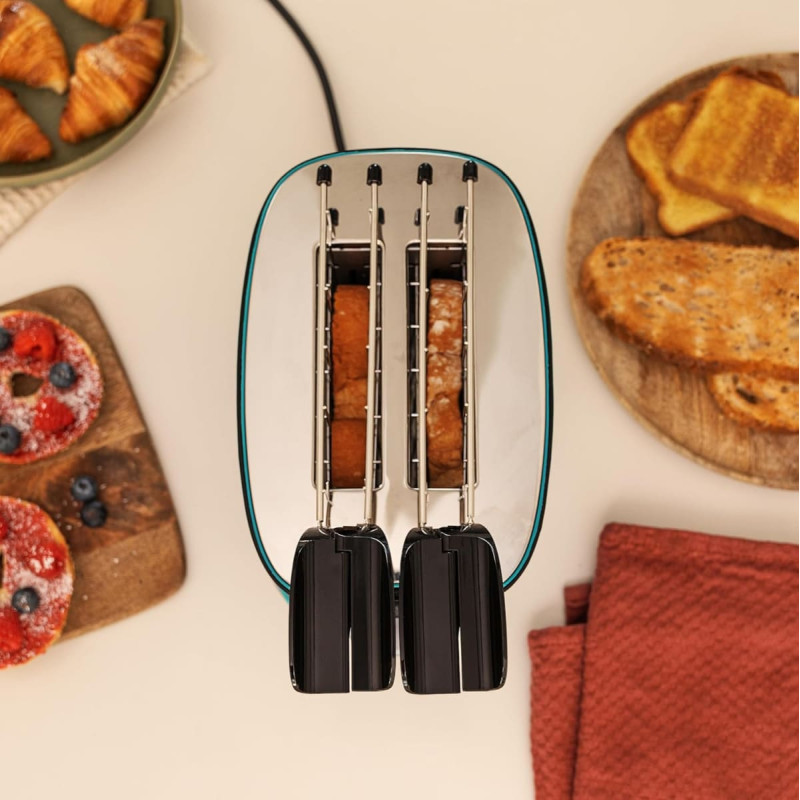 Cecotec Toaster | Toast&Taste Double B | Power 650 W | Number of slots 2 | Housing material Stainless steel