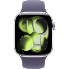 Apple Watch Series 11, smartwatch silver, aluminum, 42 mm, sport strap mist purple M/L