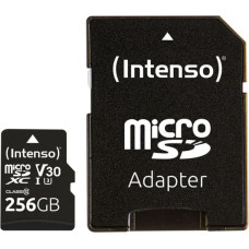 Intenso microSDXC          256GB C10 UHS-I Professional + Adapter