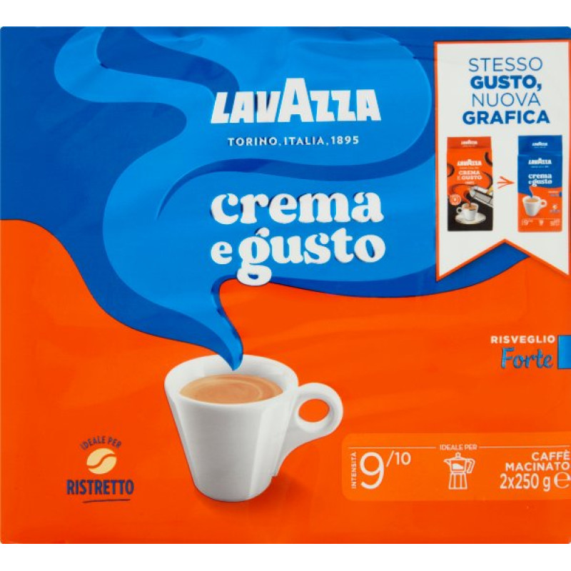 Lavazza Kawa mielona Lavazza Crema e Gusto Forte 2 x 250g