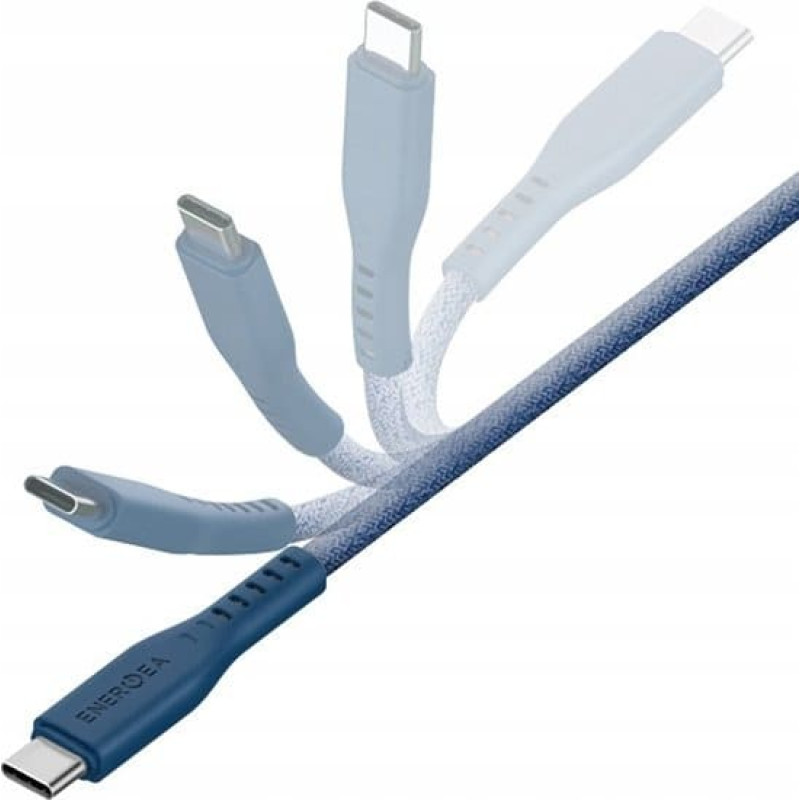 Energea Kabel USB Energea USB-C - USB-C 1.5 m Niebieski