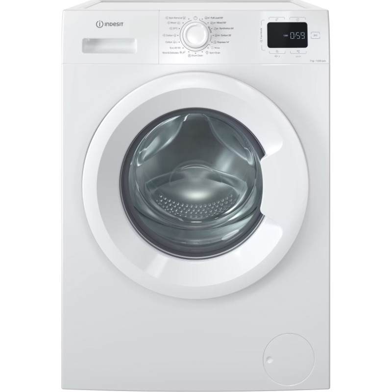 Indesit IM 762 MY TIME EE Washing machine, A, Front loading, Washing capacity 7 kg, 1151 RPM, Depth 49,6 cm, White | INDESIT