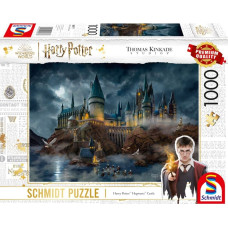 Schmidt Spiele Thomas Kinkade Studios Wizarding World Harry Potter - Hogwarts Castle, Puzzle 1000 pieces