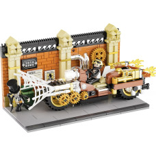 Lumibricks Steampunk Motorcycle Chase Construction Toy
