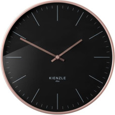 Kienzle DCF Funk-Wanduhr rose gold / schwarz, 25 cm