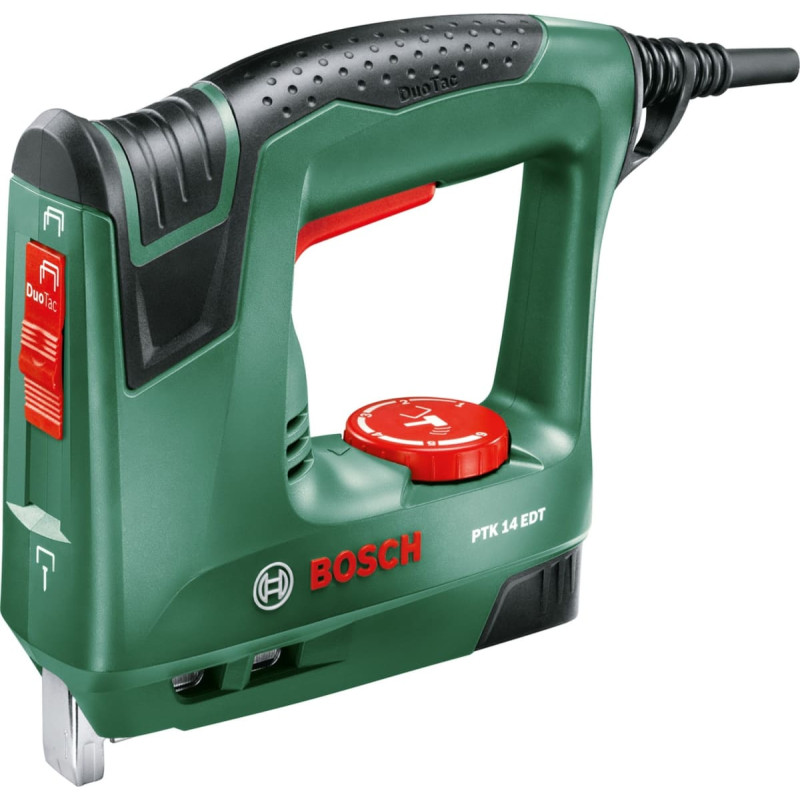 Bosch DIY & Garden Electric Stapler PTK 14 EDT green, incl. 1,000 staples (Type 53, Length 10mm), Retail
