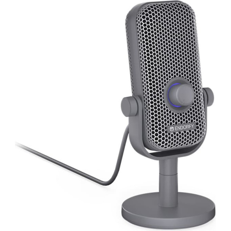 Endorfy Solum Voice S Alt grey, microphone dark grey, USB-C, RGB lighting
