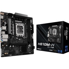 Asrock Mainboard|ASROCK|Intel H810|LGA1851|Micro-ATX|Memory DDR5|Memory slots 2|H810M-H