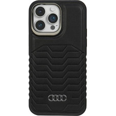 Audi Audi Synthetic Leather MagSafe iPhone 14 Pro 6.1" czarny/black hardcase AU-TPUPCMIP14P-GT/D3-BK