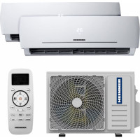 Oro kondicionierius MULTISPLIT 2 x 12000BTU, outdoor 18000BTU HACMS-HS181212WH++ HEINNER