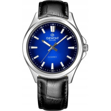 Giewont Zegarek Giewont Zegarek Męski Elegance Sapphire Czarno Niebieski GW5160-A6