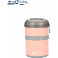 Dviguba termosinė pietų dėžutė 920ml LOCA rožinė HR-NC-920R HEINNER