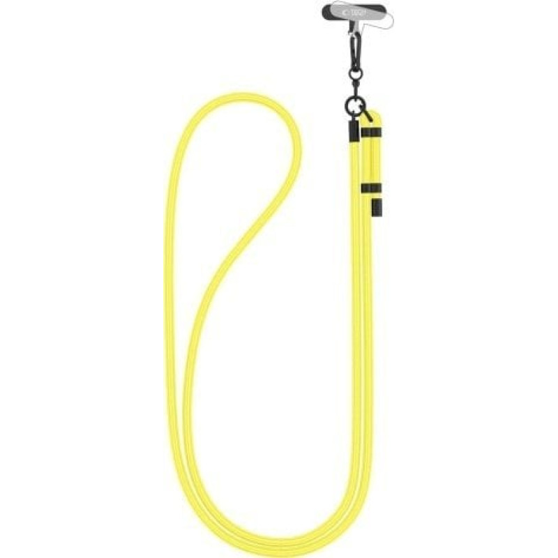 Tech-Protect TECH-PROTECT C1S ROPE CROSSBODY STRAP NEON YELLOW/BLACK